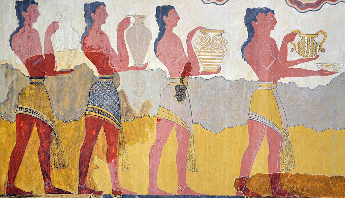 Minoan Procession Fresco