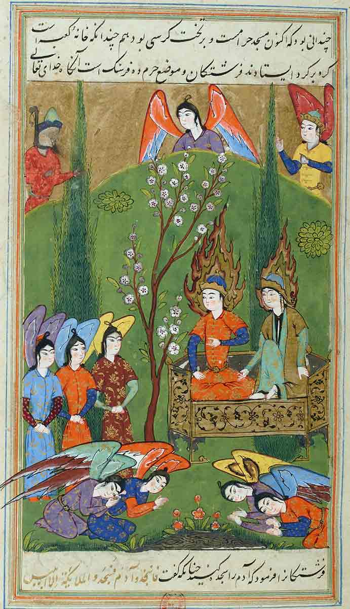 ibn ibrahim adam and eve adored painting