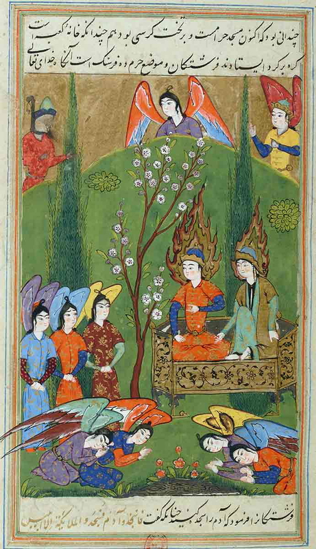 ibn ibrahim adam and eve adored painting