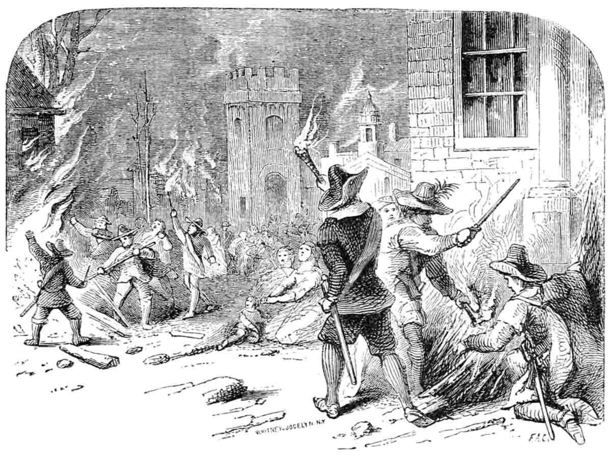 illustrated school history depiction