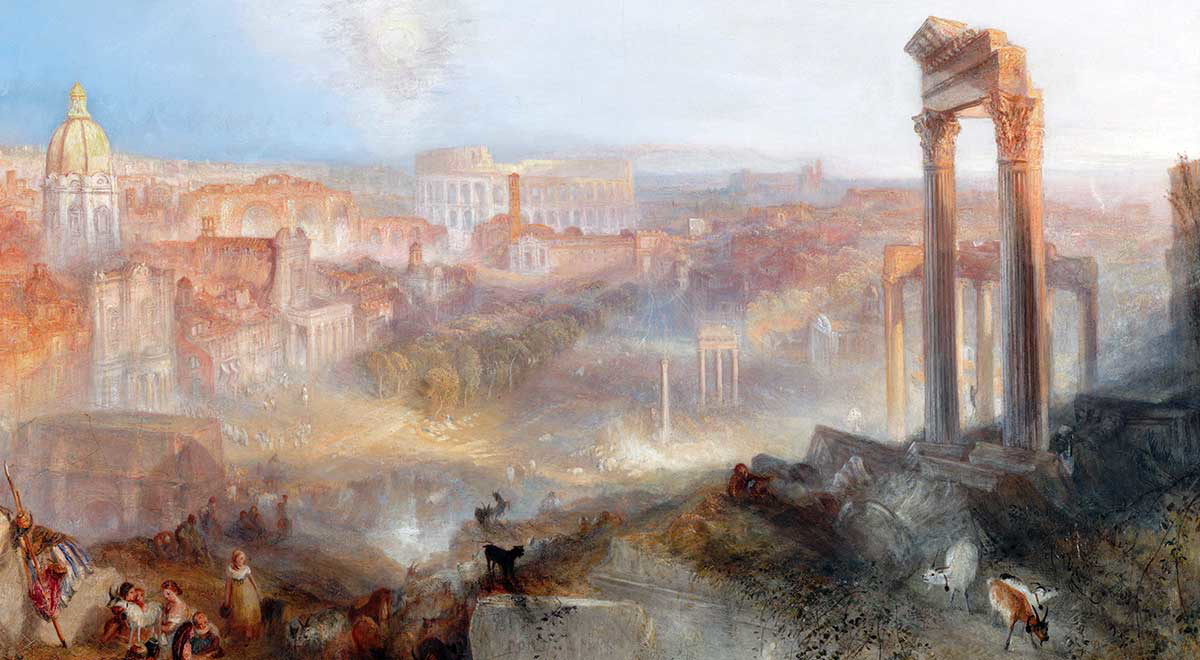 jmw turner modern view rome