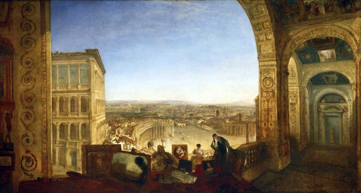 jmw turner the view of rome