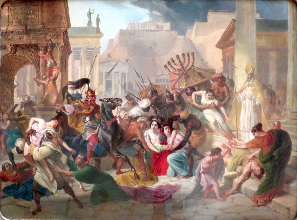 karl bryullov genserics invasion of rome