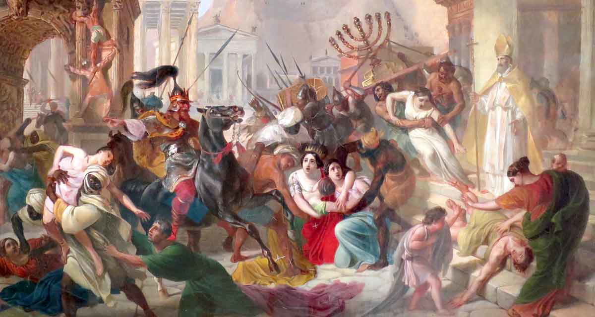 karl bryullov genserics invasion of rome