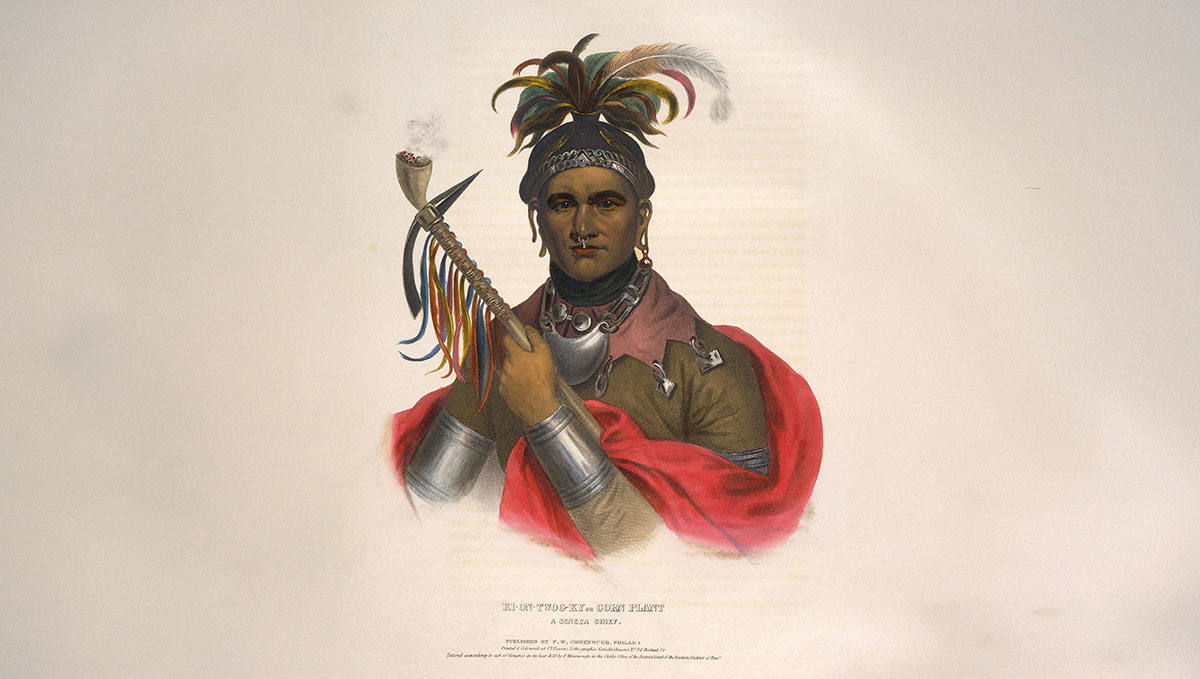 kintwogky seneca leader painting