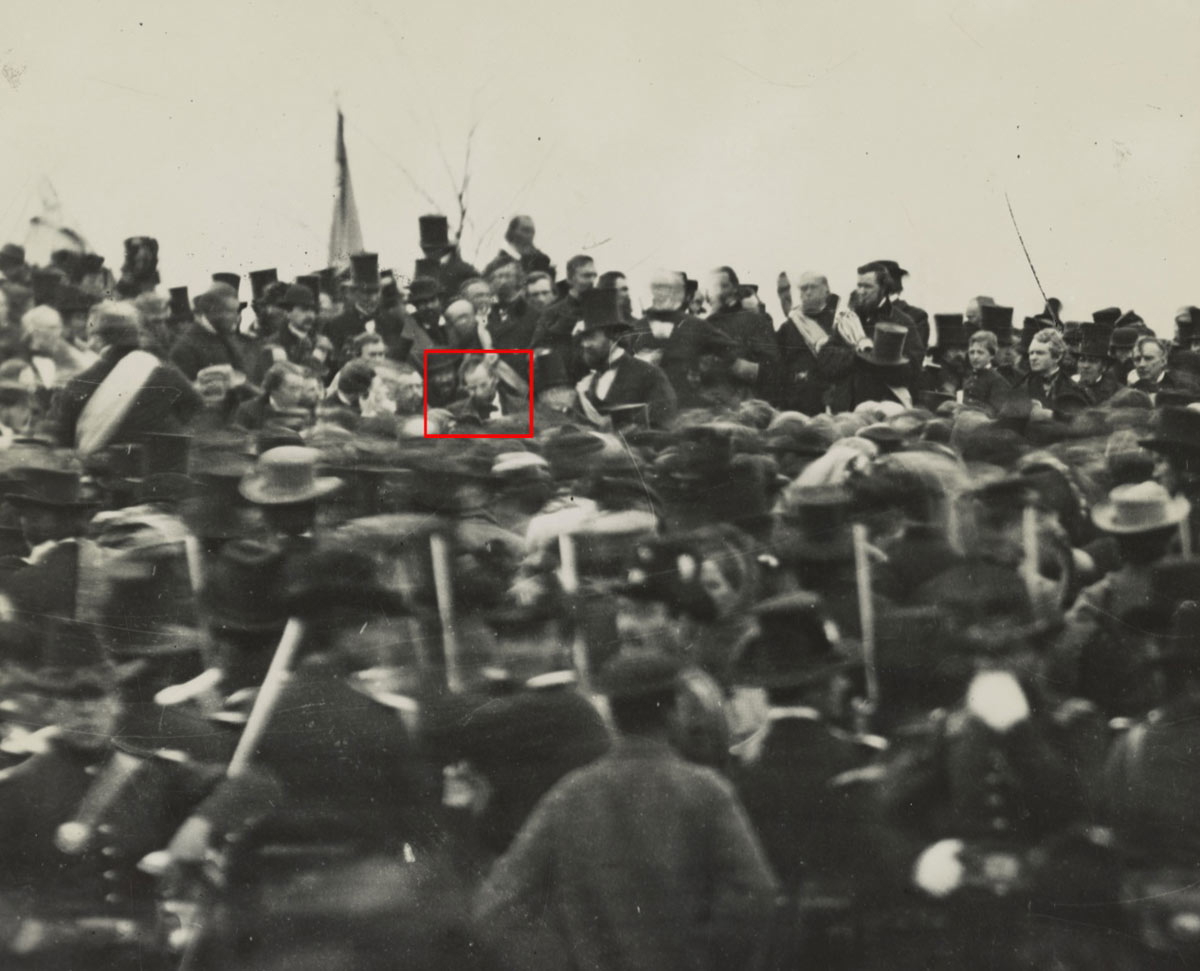 lincoln highlighted at gettysburg