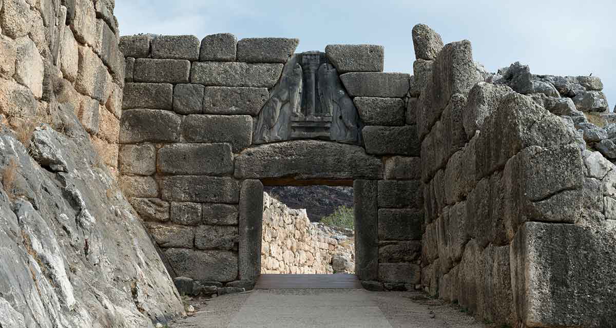 lion gate mycenae