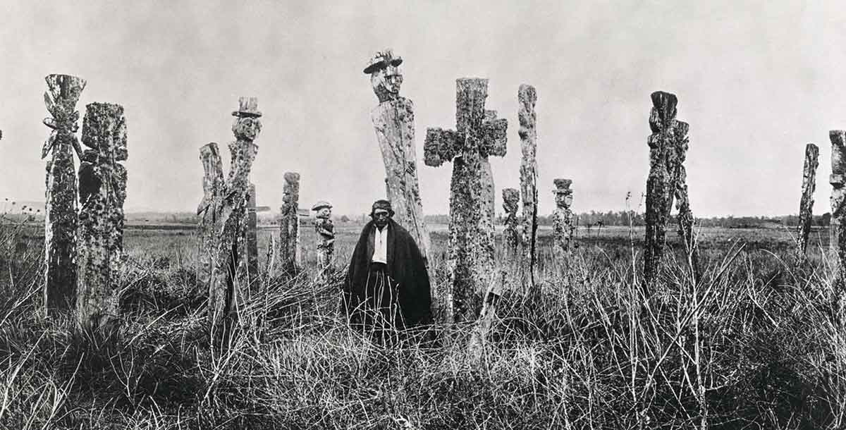 mapuche man graveyard