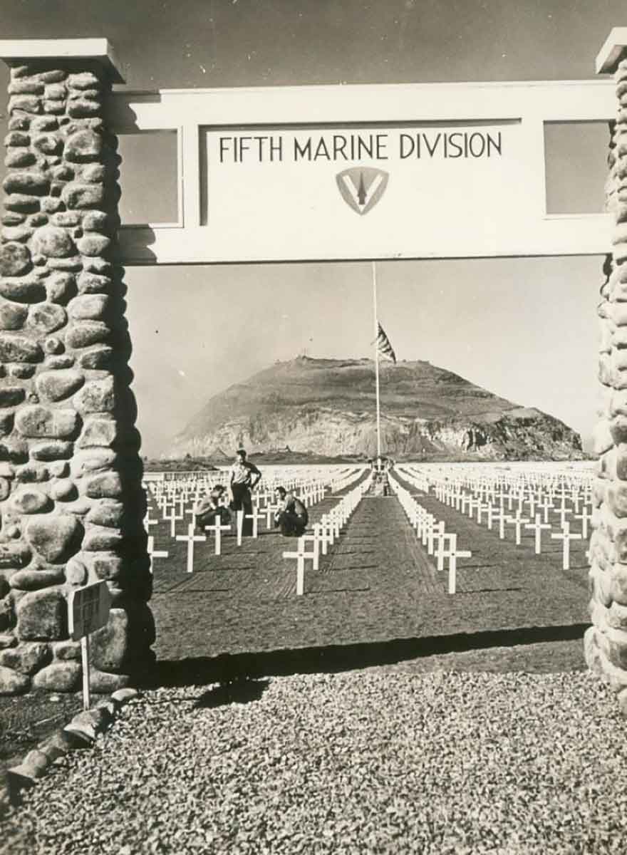 marine cemetery iwo jima