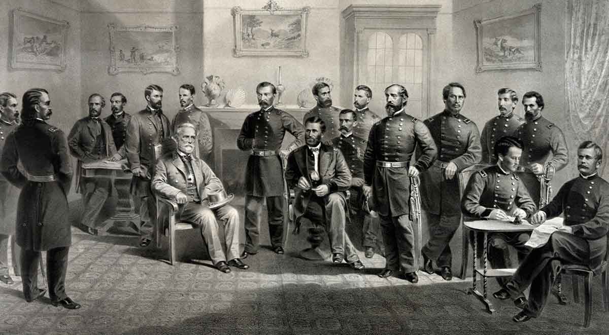mclean appomattox surrender print copy