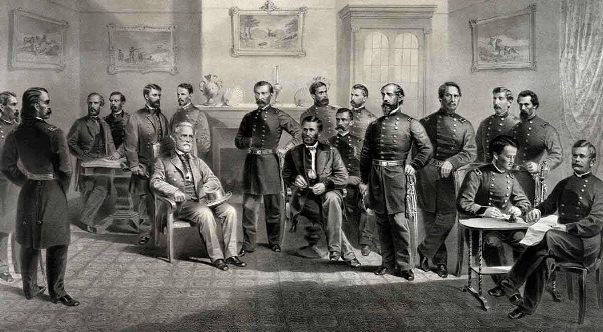 mclean appomattox surrender print copy