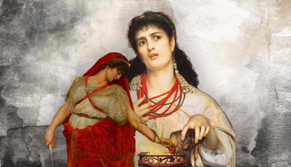Medea from classical myth painting