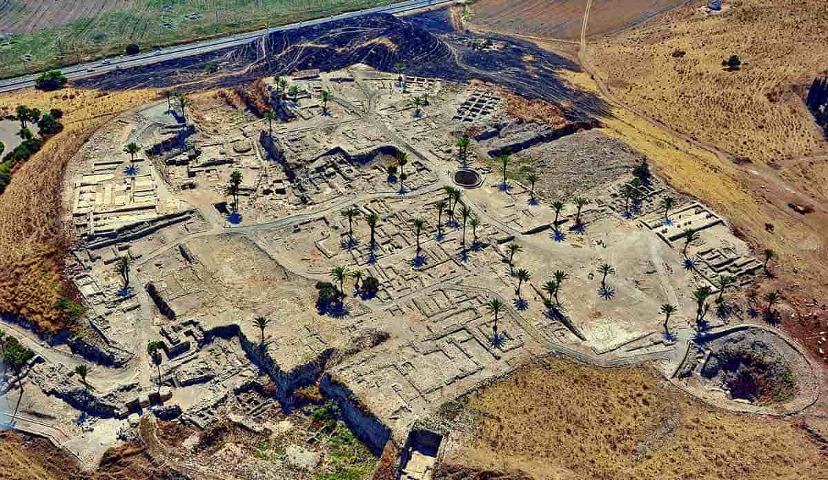 meggido tel aerial view