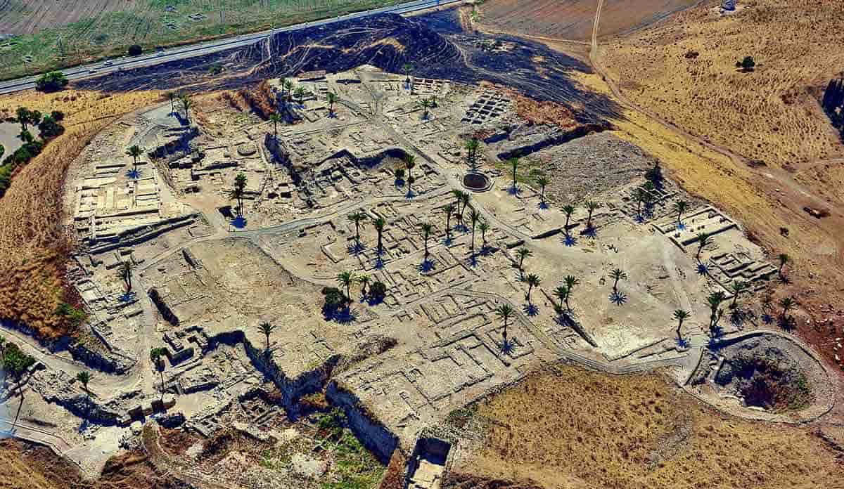 meggido tel aerial view