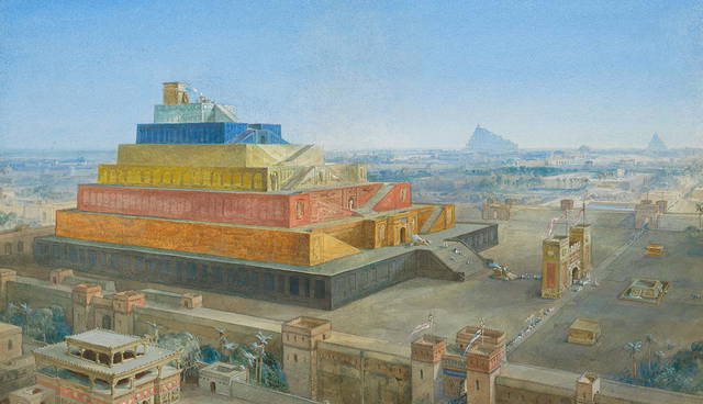 tower babel simpson painting