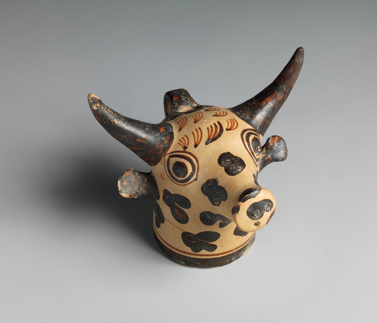 minoan bull_s head attica public domain metropolitan museum art new york