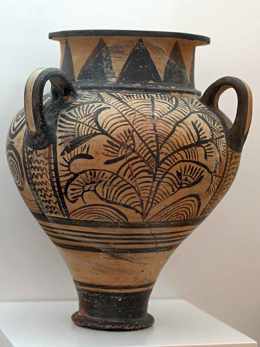 minoan pottery late minoan iii wikimedia commons cc by 4.0