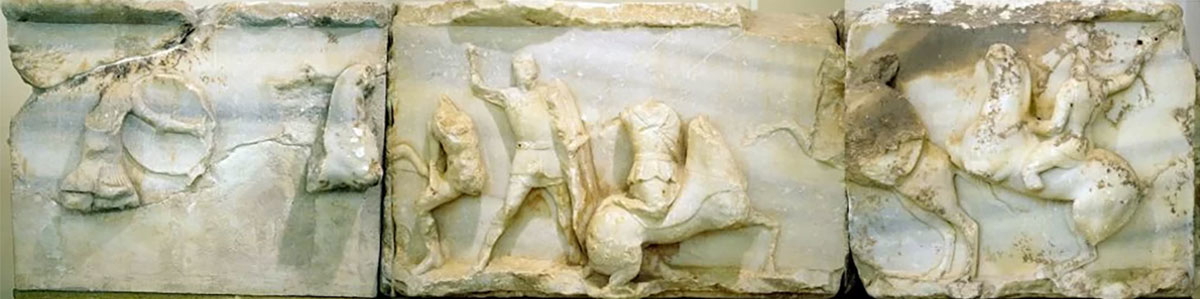 monument aemilius paullus Delphi Pausanias Project