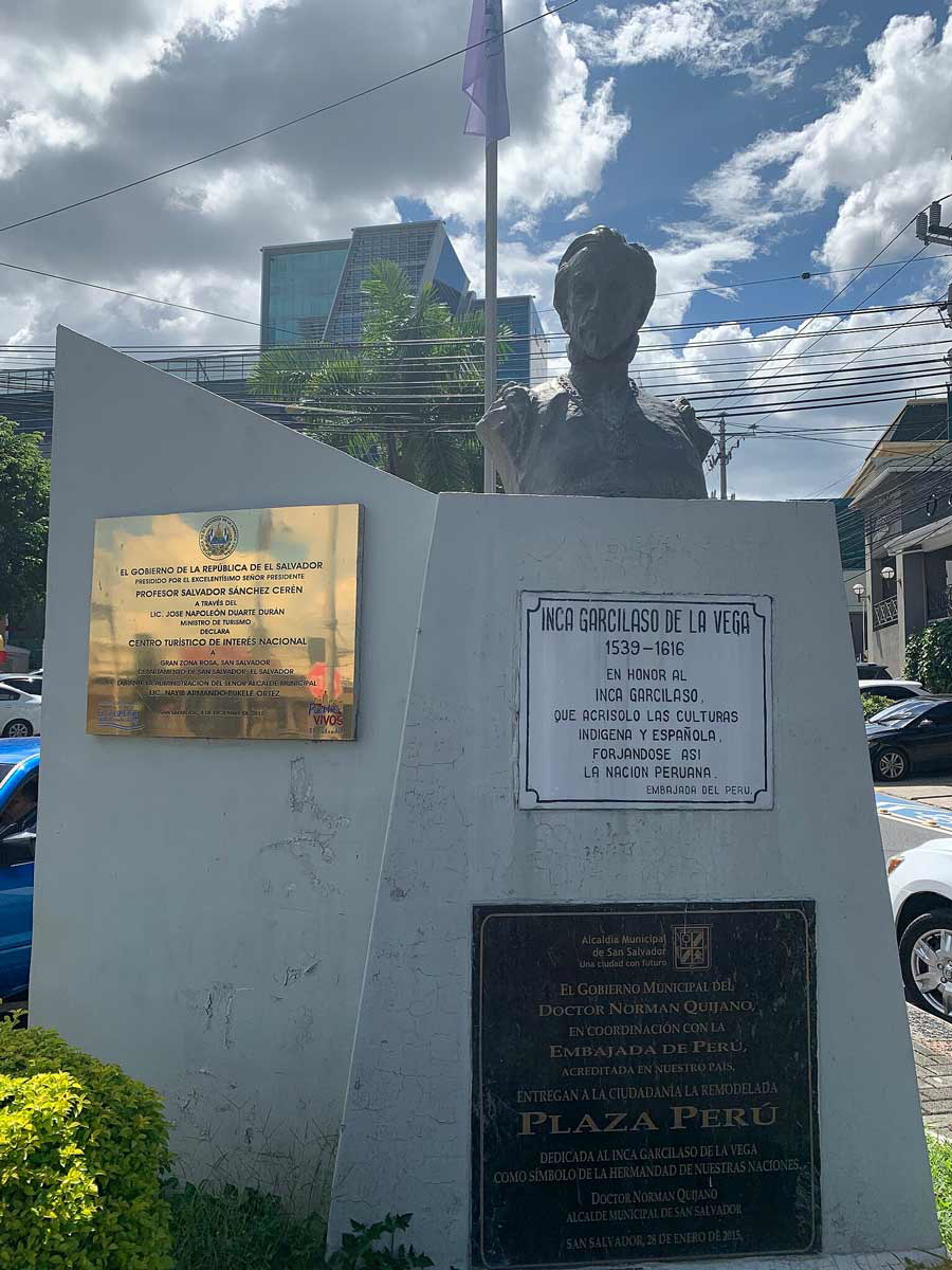 monument inca garcilaso peru