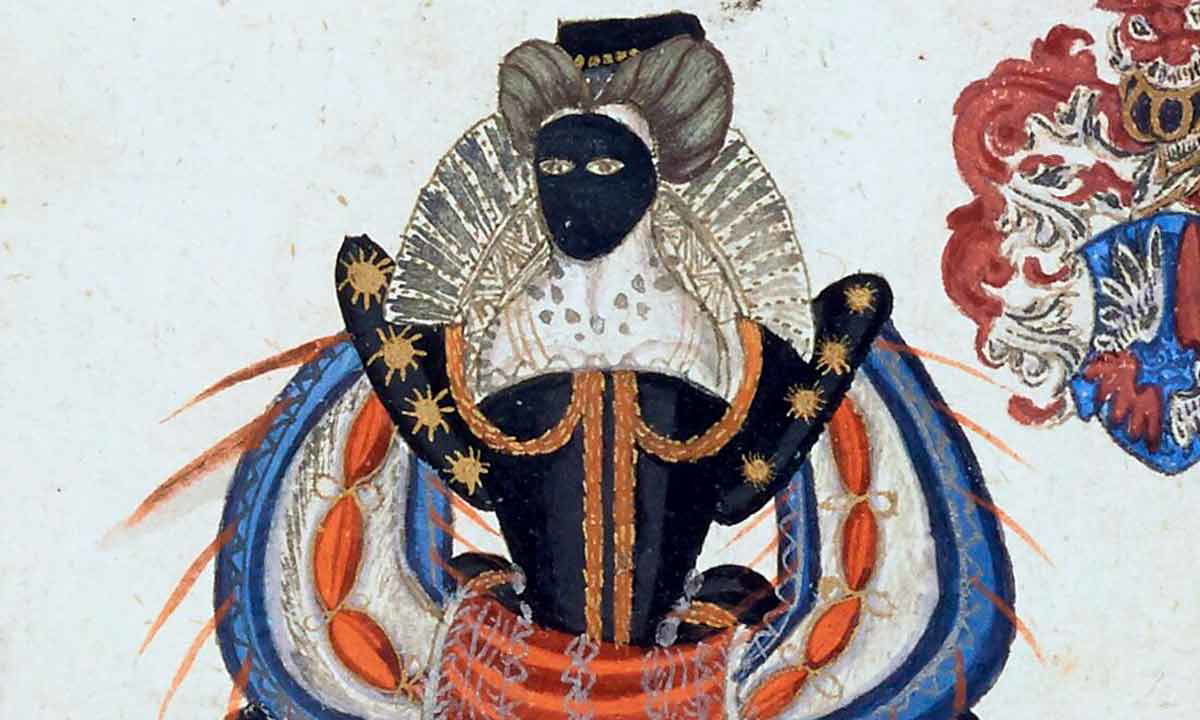 moretta mask french illustration