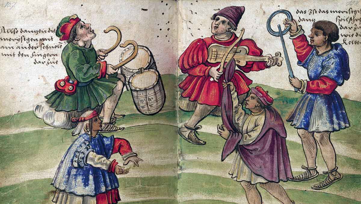 moriscos dancing instruments