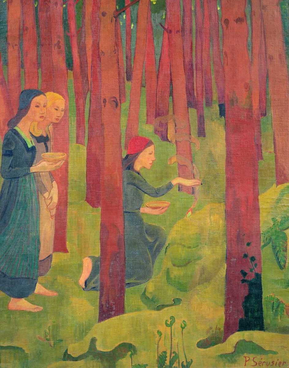 nabis incantation sacred wood 1891 paul serusier