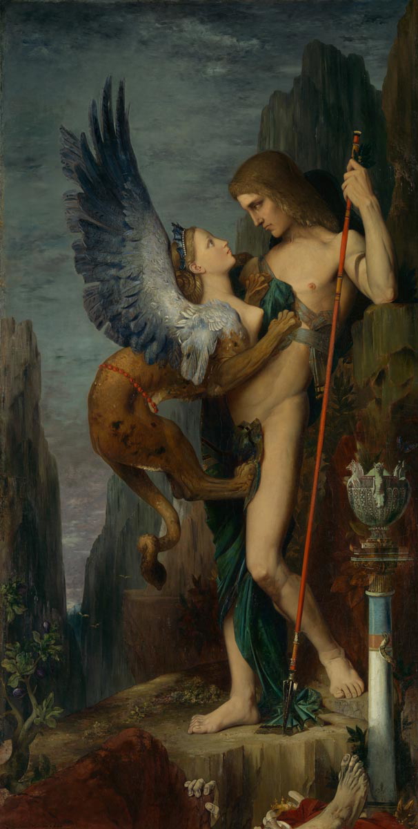 oedipus sphinx gustave moreau
