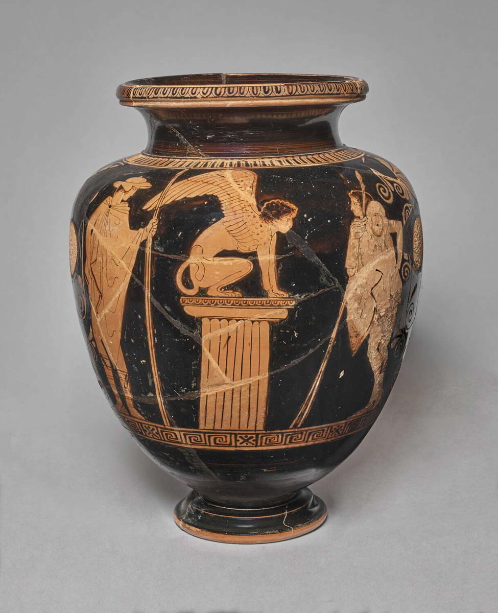 oedipus sphinx menelaus painter