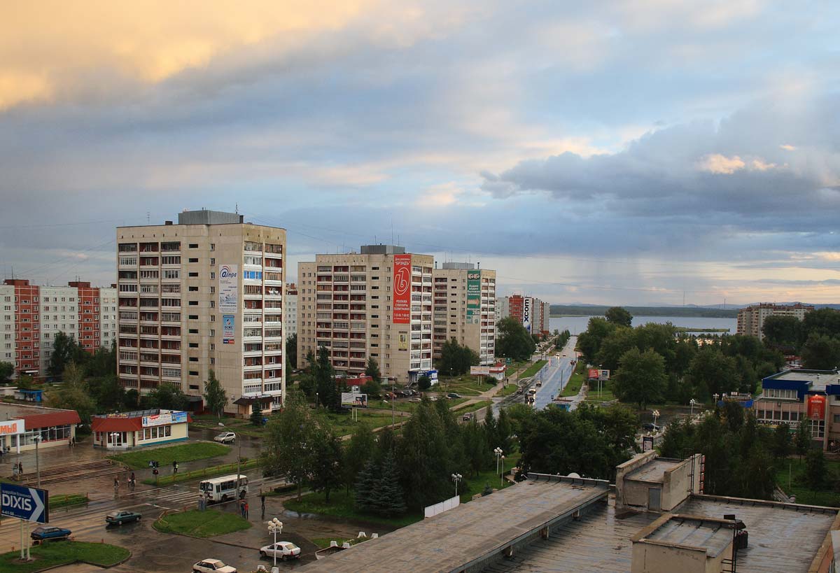 ozersk downtown view