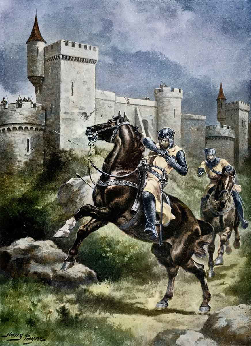 painting richard lionheart death