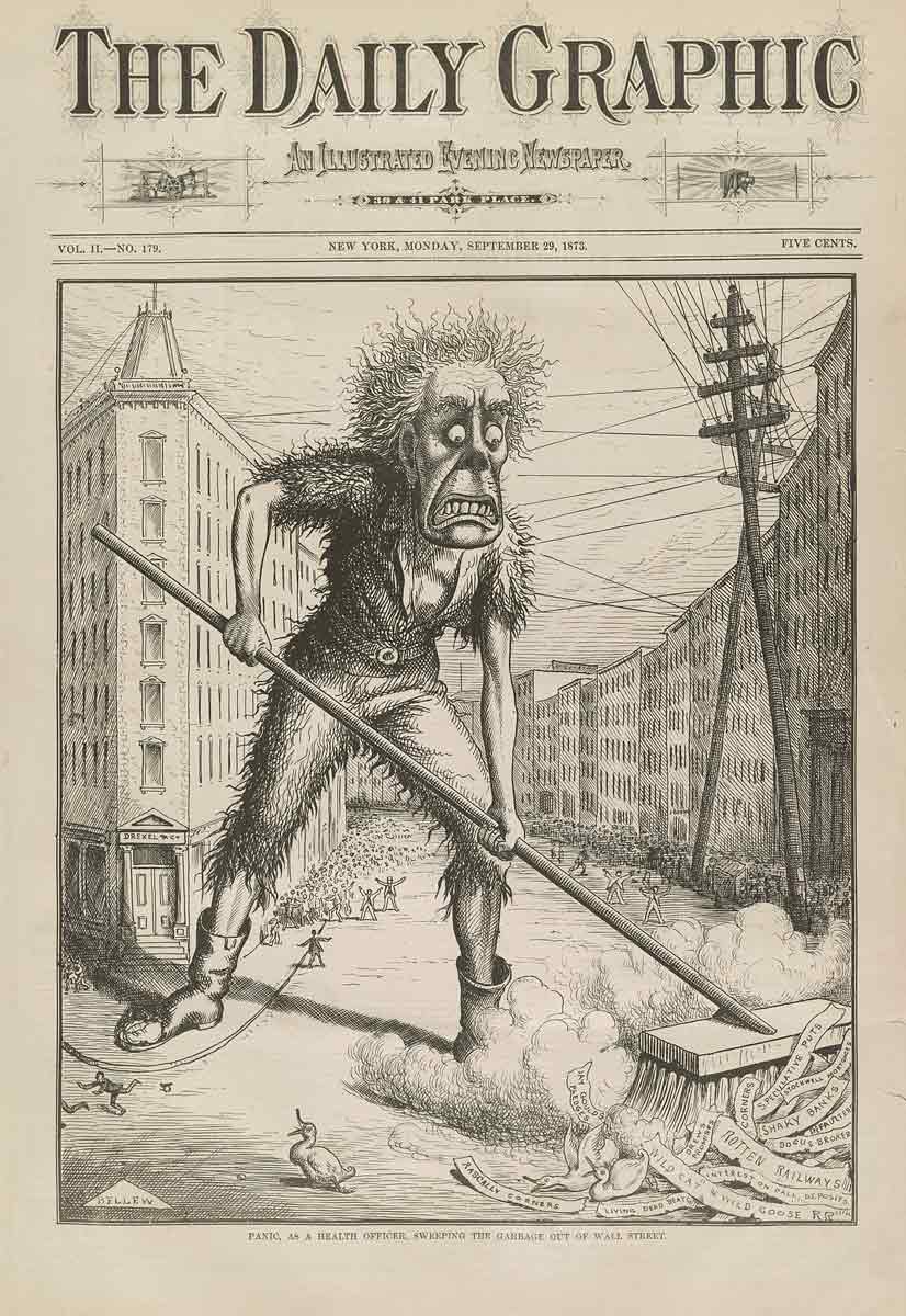 panic sweeping wall street