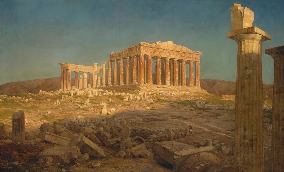 parthenon painting frederic church