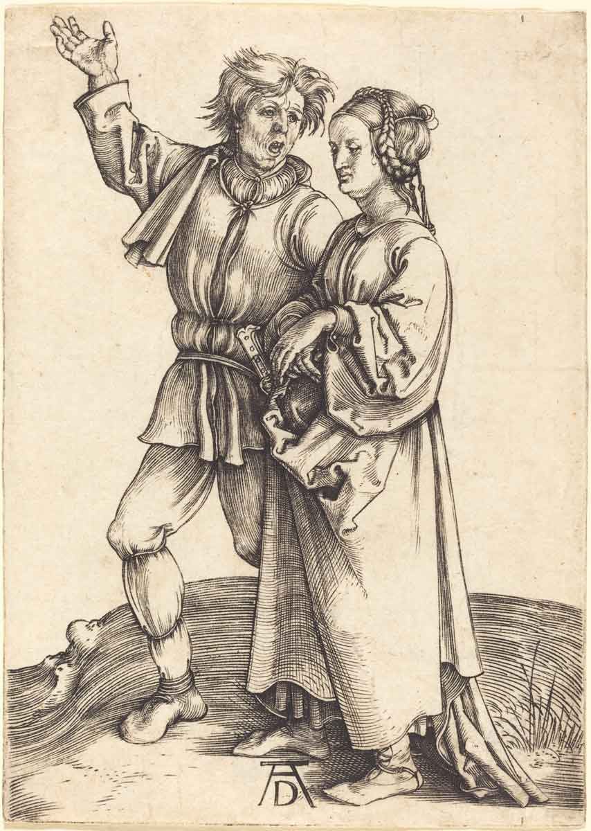 peasant and his wife durer