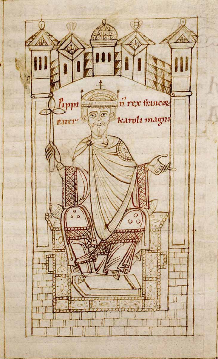 pepin the short medieval manuscript