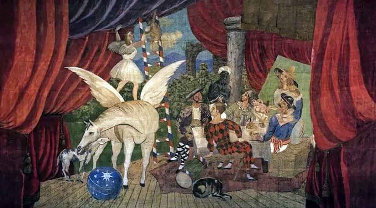 picasso parade curtain