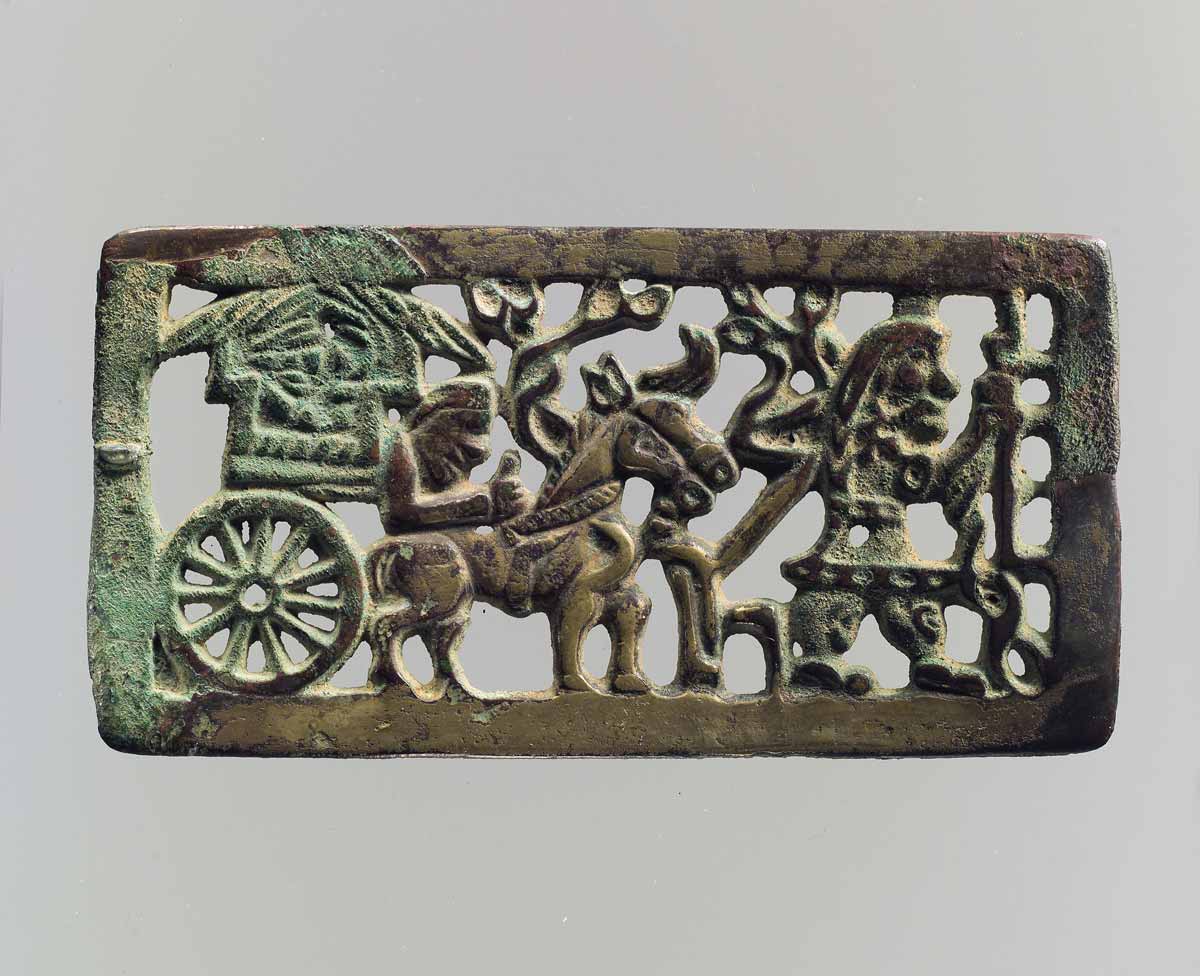 plaque with heavenly horses