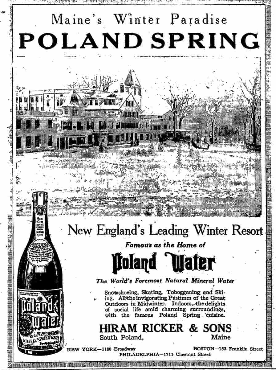 poland spring 1916 ad