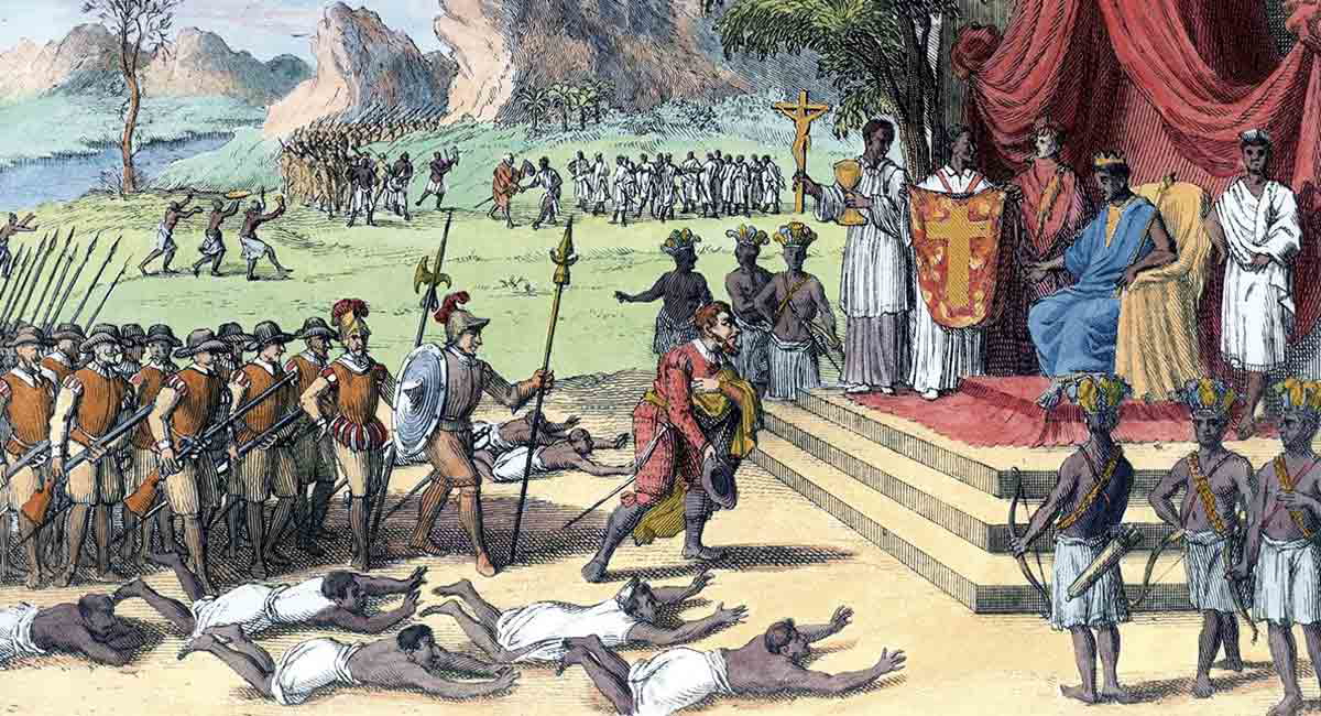 portugal in kongo 16 century engraving