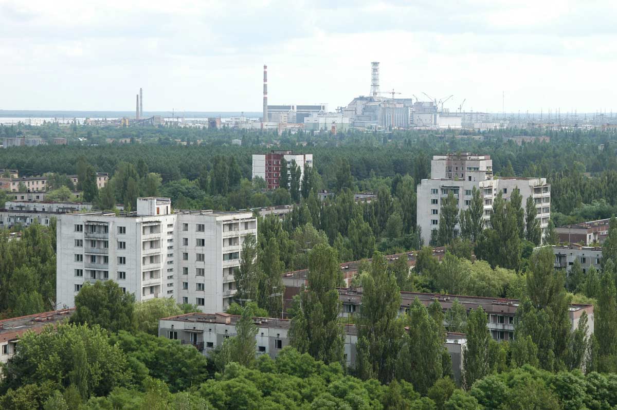 pripyat city view