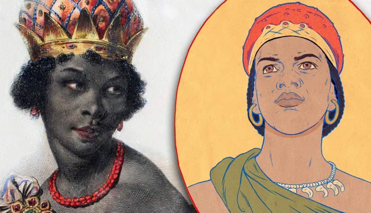 Queen Nzinga historic and modern depictions