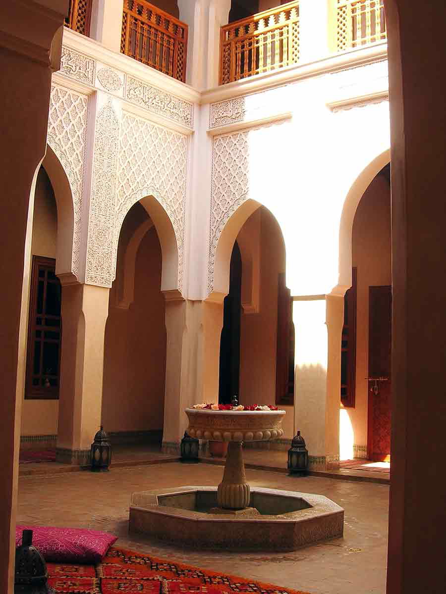 rad kniza courtyard morocco