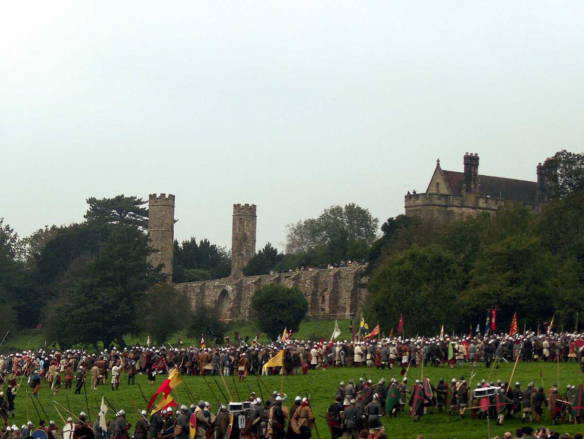reenactment battle hastings abbey