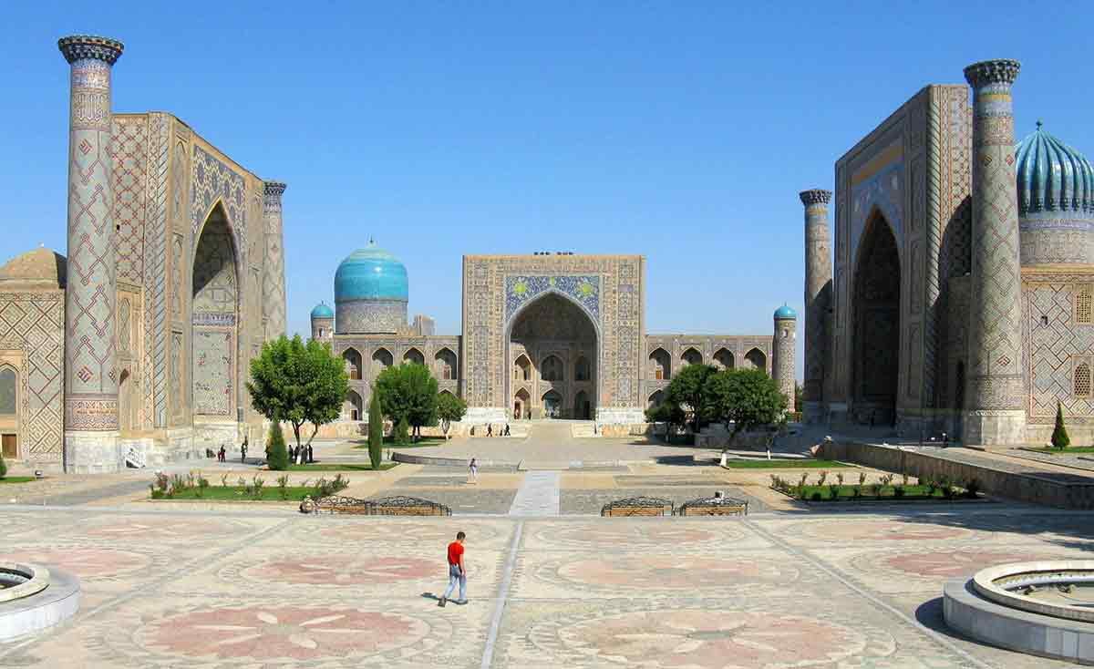 registan samarkand uzbekistan