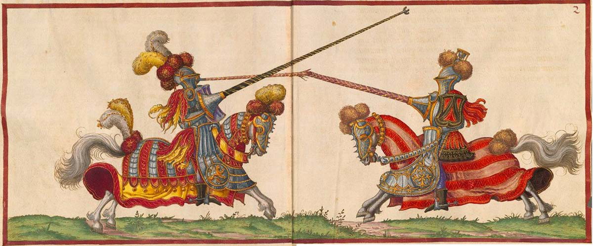 renaissance depiction medieval tournament