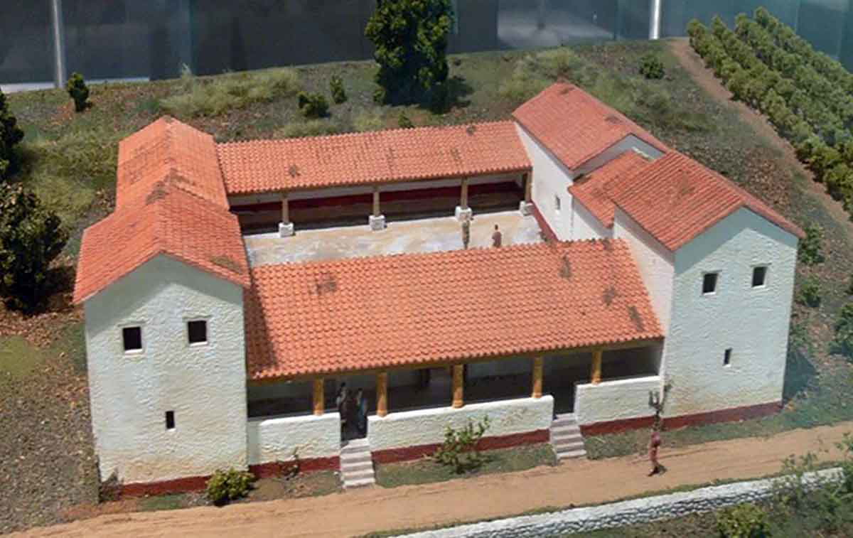 roman villa build