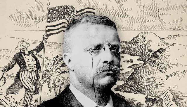 A photograph of Theodore Roosevelt