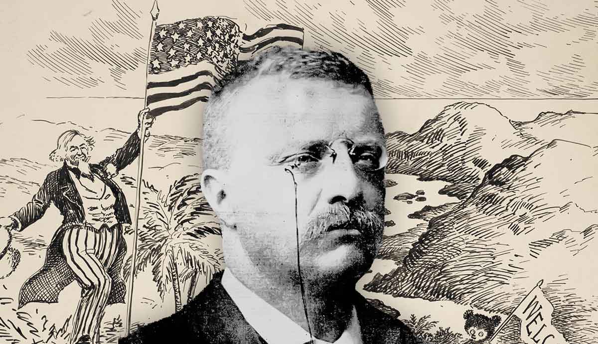 A photograph of Theodore Roosevelt