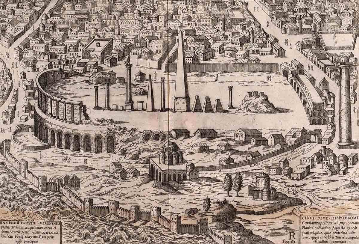 ruins hippodrome constantinople byzantium