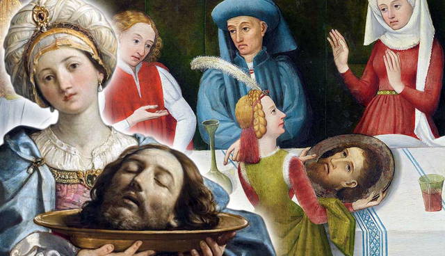 Salome presenting John the Baptist’s head