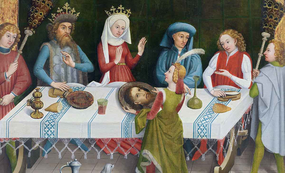 salome presenting head 1450